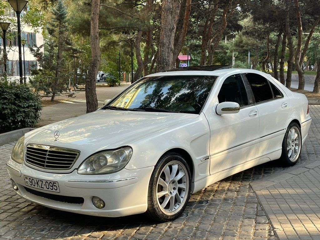 Mercedes S 320, 3.2 L, 1999 il, 255 000 km 90-KZ-095 — Avtomobillər, Bakı (6)
