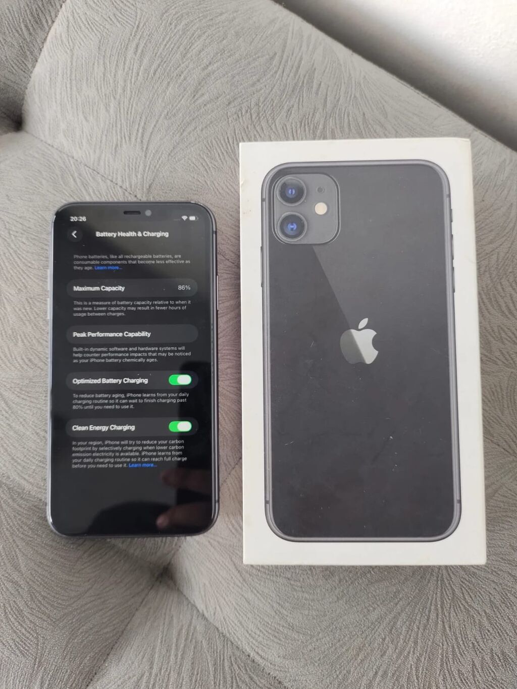 IPhone 11, 128 GB, Qara, Zəmanət, Kredit, Simsiz şarj — Apple iPhone, Bakı (5)