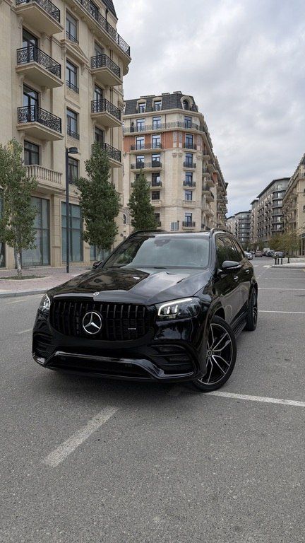 Mercedes GLS 450 4MATIC, 3.0 L, 2019 il, 155 000 km — Avtomobillər, Bakı