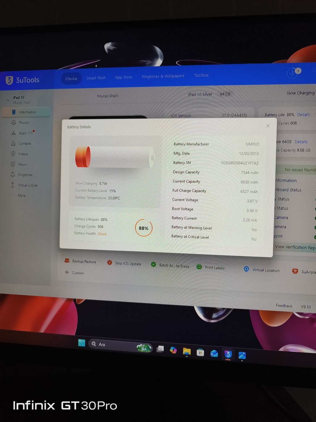 İşlənmiş Apple iPad 10 (2022), 10,9", 64 GB, Ödənişli çatdırılma — Apple, Gəncə (2)