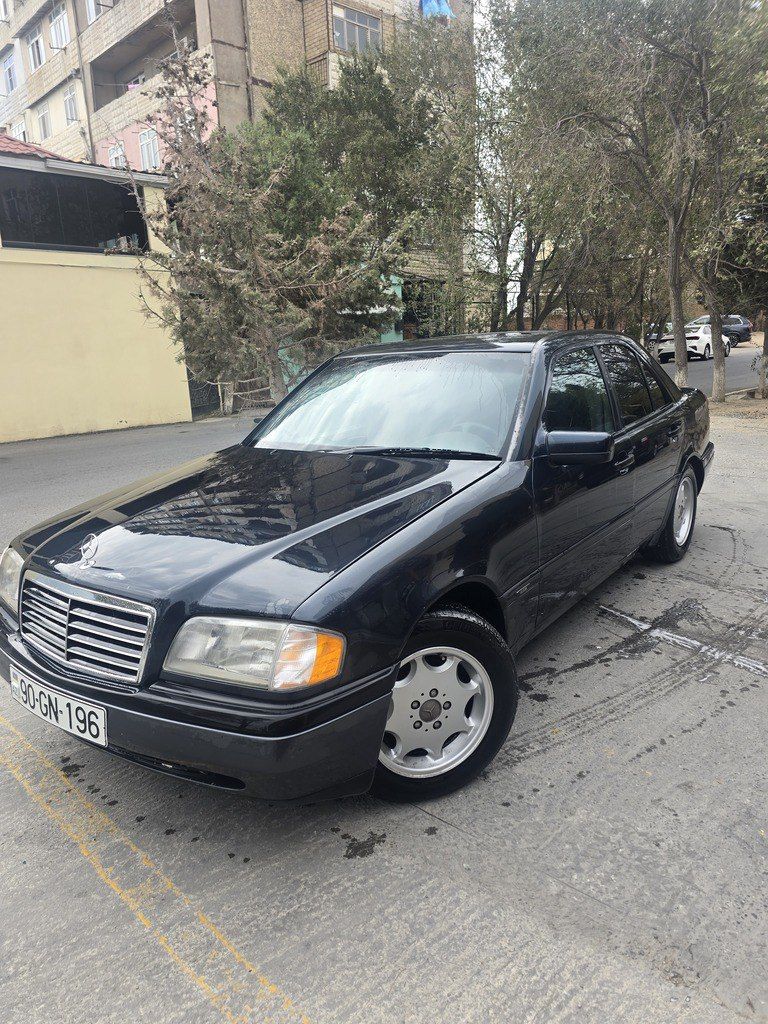 Mercedes C 200, 2.0 L, 1995 il, 484 800 km 90-GN-196 — Avtomobillər, Bakı