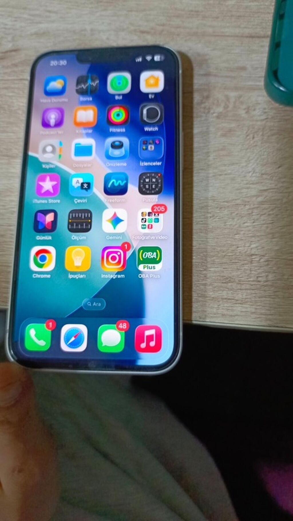 IPhone 13, Ağ, Face ID — Apple iPhone, Mingəçevir (6)