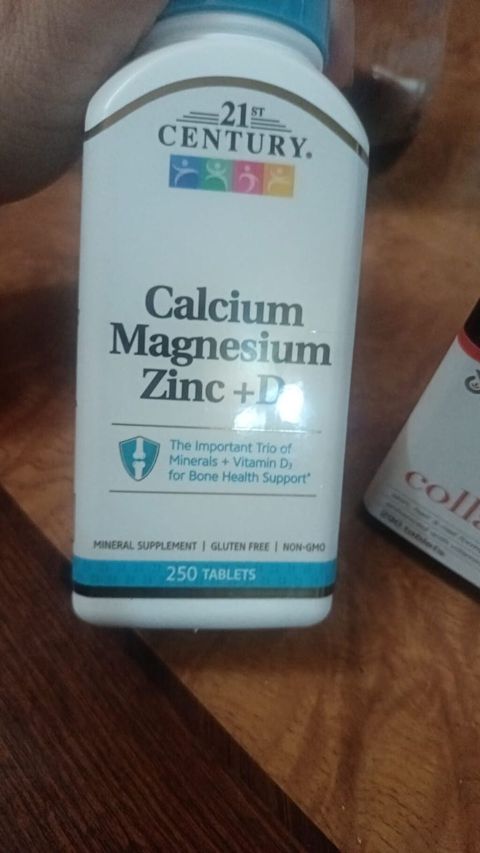 Məhsul: 21st Century Calcium Magnesium Zinc + D3 Formul: Kalsium + — Qobu