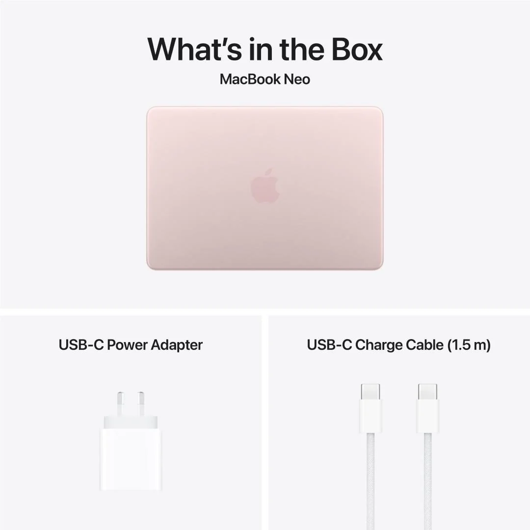 Apple MacBook Neo 13-inch with A18 Pro Chip 8GB/256GB Blush — Apple Macbook, Bakı (3)