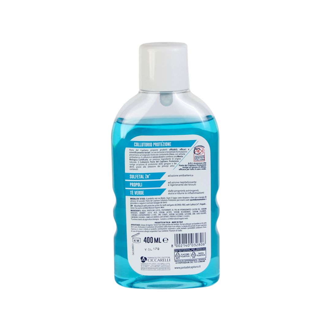 Ağız boşluğu üçün yaxalayıcı Pasta Del Capitano Protezione Propoli 400 ml — Mallar, Bakı (2)