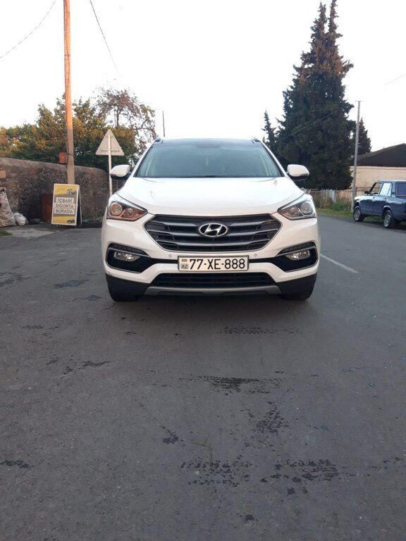 Hyundai Santa Fe, 2.0 L, 2016 il, 340 000 km 77-XE-888 — Avtomobillər, Bakı (2)