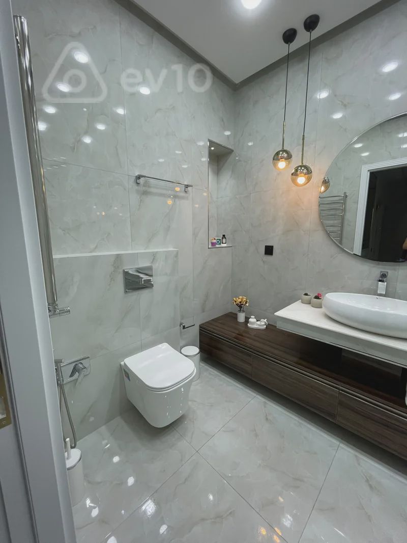 For rent: 3-room apartment (new building), 140 m² — Mənzil, Bakı (8)
