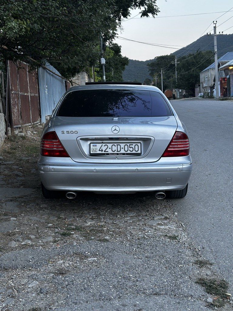Mercedes S 500, 5.0 L, 2000 il, 265 000 km 42-CD-050 — Avtomobillər, Bakı (7)