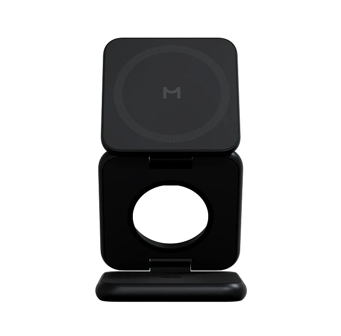 Wireless charger Magssory Fold Pro 3 in 1 for Apple Black (WCH063b) — Telefonlar və qadjetlər, Bakı (2)