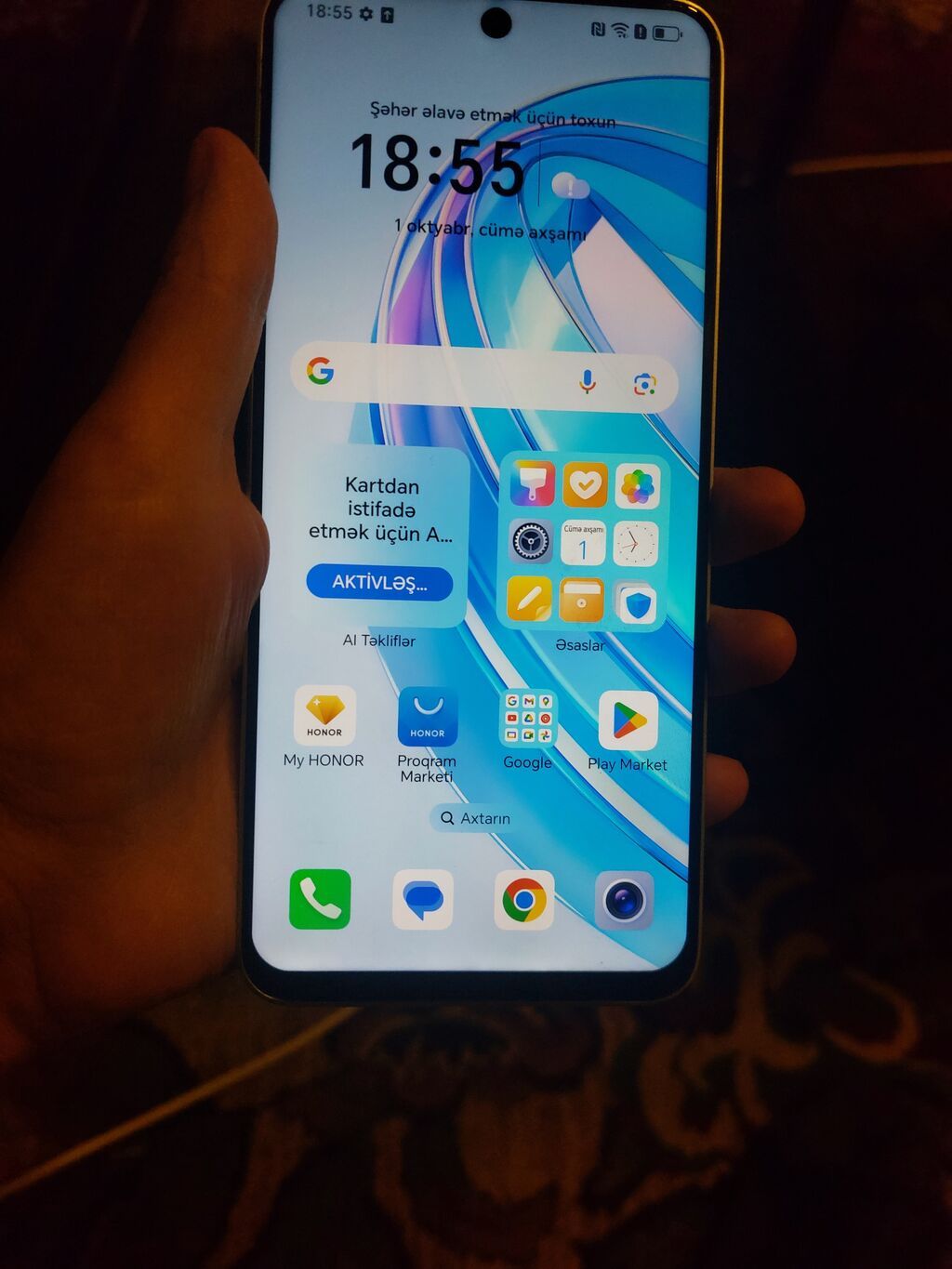 Honor X8a, 128 GB, rəng - Gümüşü — Honor, Gəncə