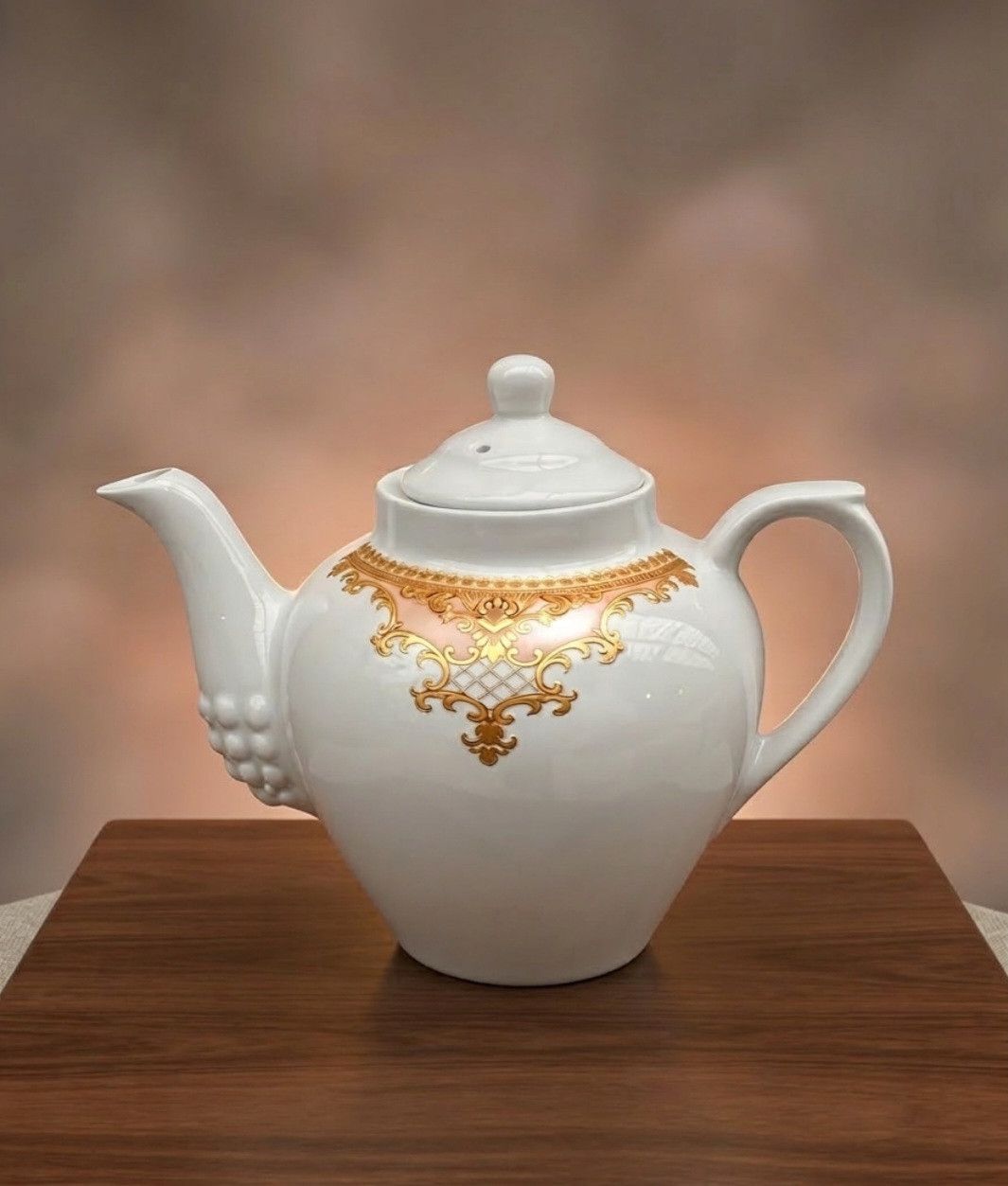 Dəmləmə çaydanı 2258, keramika, ağ, 1600 ml — Mallar, Bakı