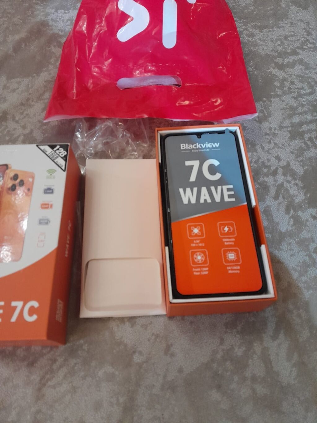 Blackview Wave 7C smartfon Xüsusiyyətlər: - Ekran: Tam ekran displey — Digər smartfonlar, Göyçay (2)