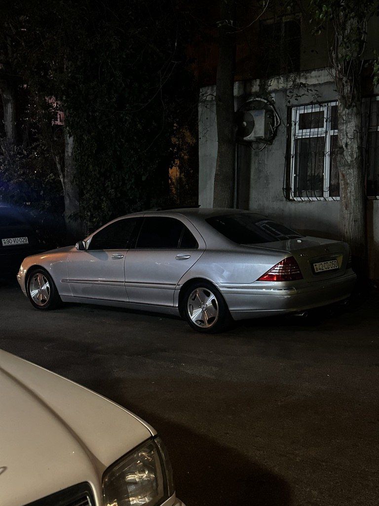 Mercedes S 500, 5.0 L, 2000 il, 265 000 km 42-CD-050 — Avtomobillər, Bakı (2)