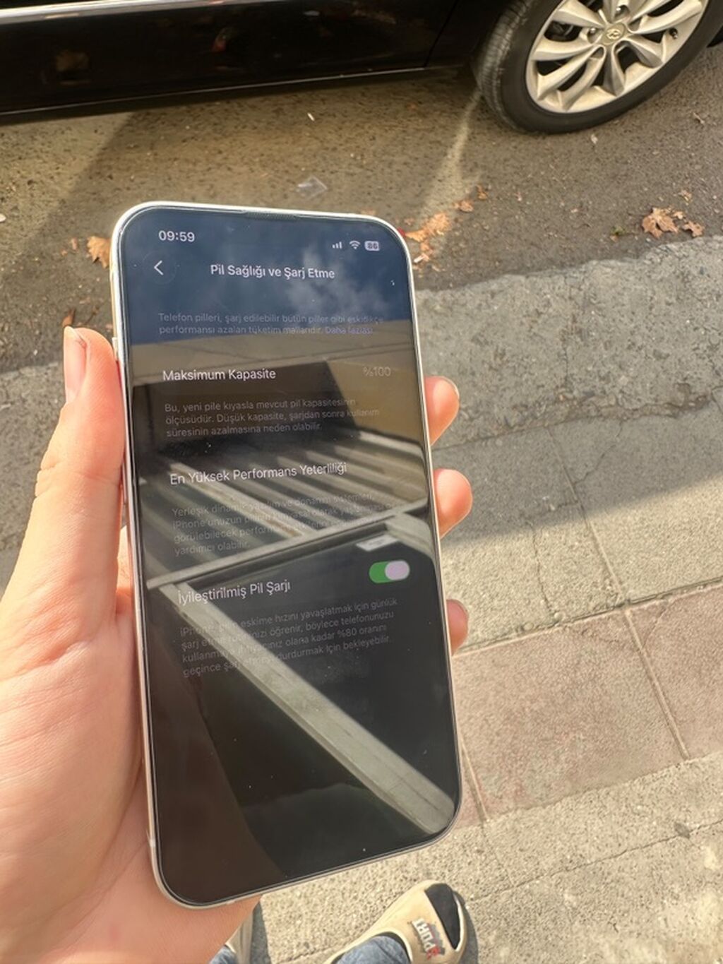 IPhone 13, Ağ, Face ID — Apple iPhone, Bərdə (4)
