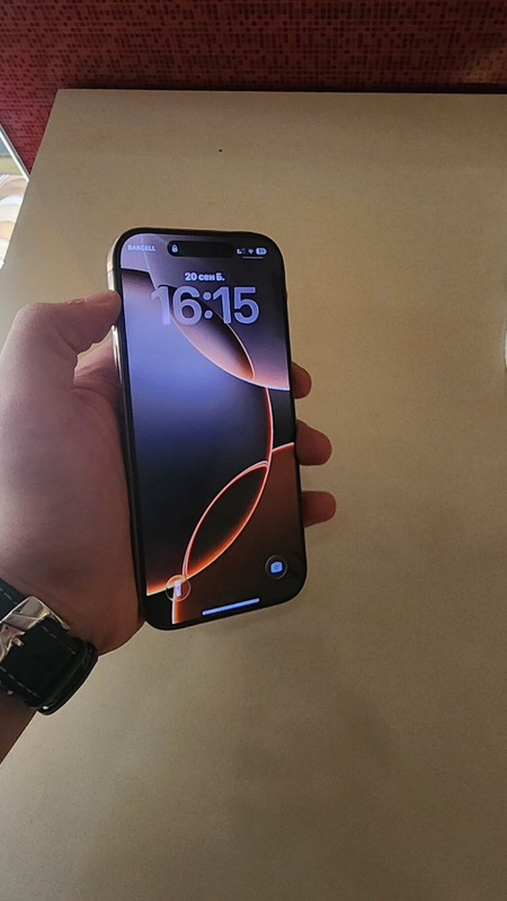 IPhone 16 Pro, 128 GB, Qızılı, Face ID — Apple iPhone, Tovuz (6)