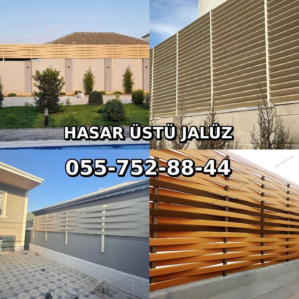 Hasar üstü jalüz paneli - Həyət və bağ sahələri üçün dekorativ və — Pərdələr, kornişlər, jalüzilər, Qobu (2)