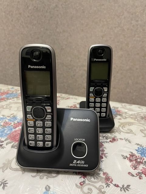 Stasionar telefon Panasonic, Simsiz, Yeni, Pulsuz çatdırılma — Digah