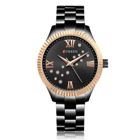 Qadın qol saatı Curren 7729 Black/Gold — Bakı