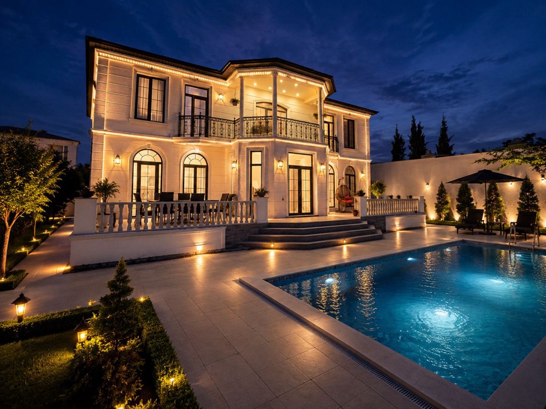 İcarəyə verilir 5 otaqlı həyət evi/bağ evi 400 m² — Ev, villa, Bakı (5)