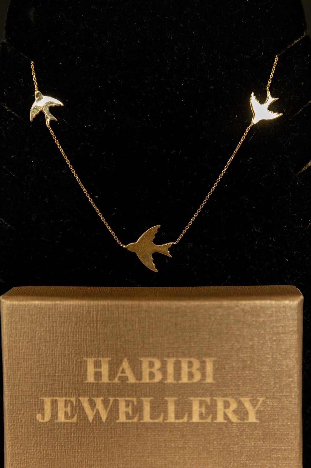 Qızıl аsma bəzək Habibi Jewellery HJ314 — Mallar, Bakı (2)