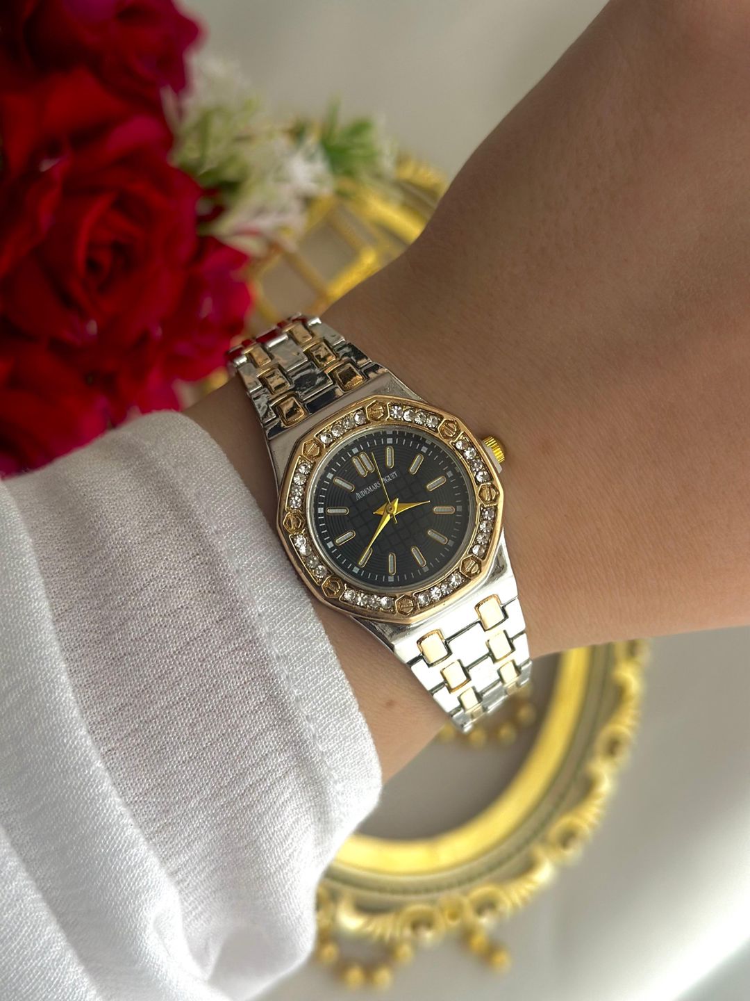 Qadın qol saatı WS 2024 Silver Gold Black — Mallar, Bakı