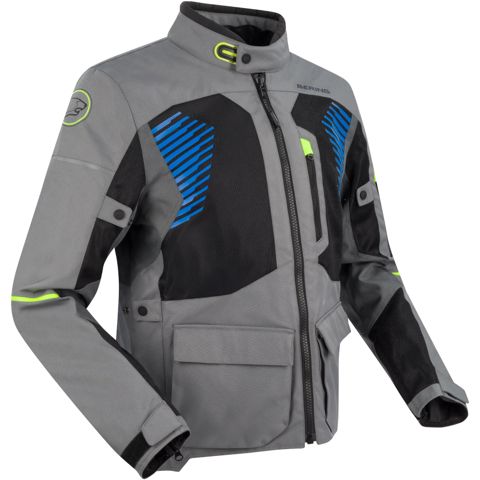 Motosikl gödəkçəsi Bering Bakunda, Серый/Черный, XL (BTV832) — Bakı