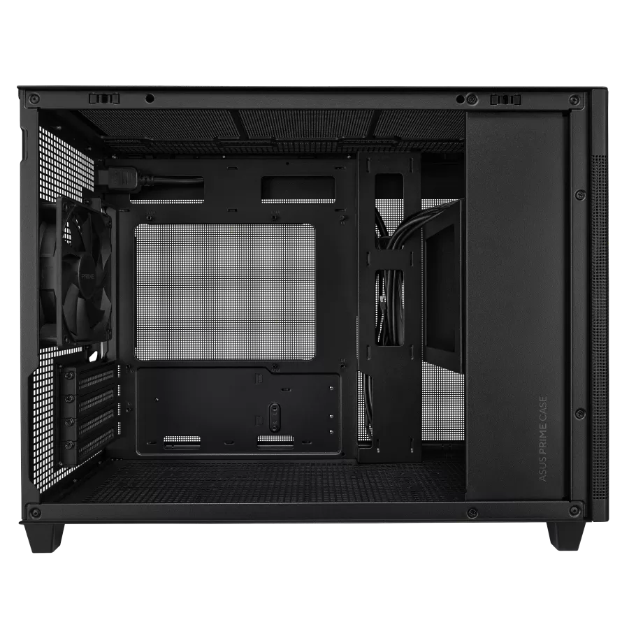 Case ASUS Prıme AP201 Tempered Glass MicroATX Black — Korpuslər, Bakı (4)