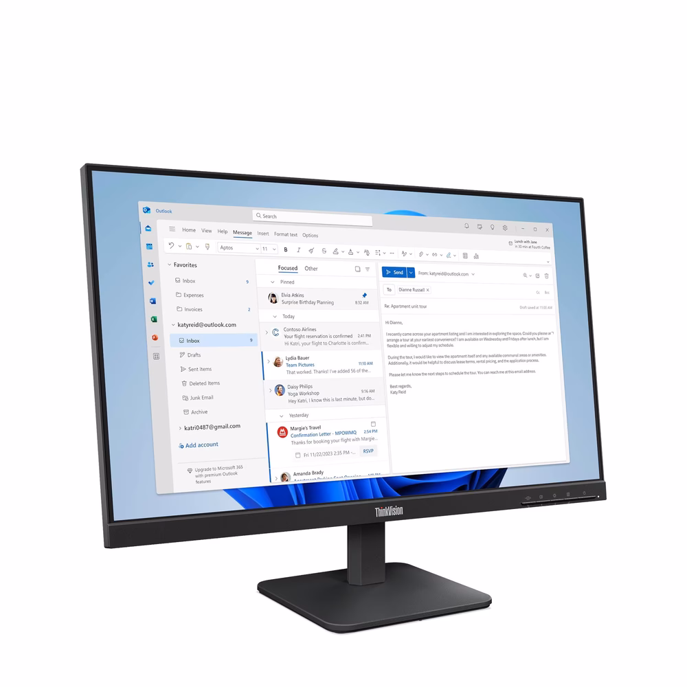 Monitor Lenovo ThinkVision S24-4e/23.8 (64B5KAT1EU) — Samsung, Bakı (3)