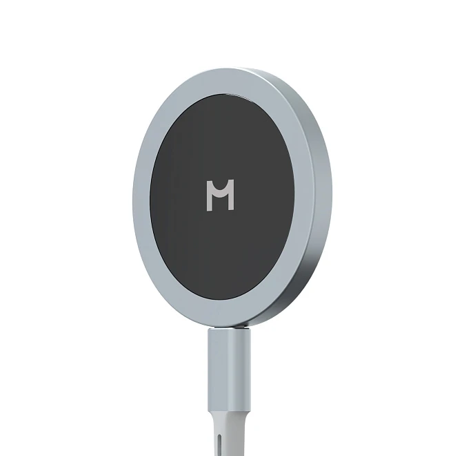 Wireless charger Magssory Coin Silver (WCH015) — Bakı