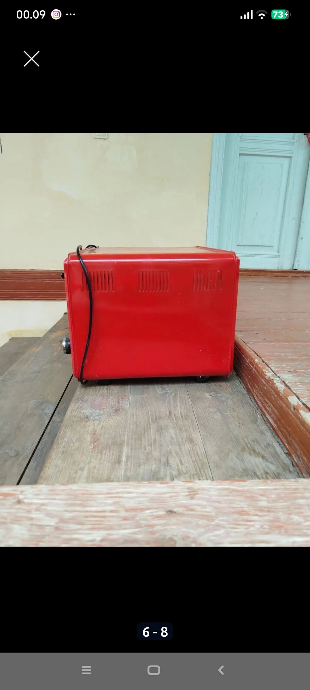 Məhsul: Elektrik mini soba (qırmızı rəngdə), 2 ədəd Stolüstü — Masaüstü plitələr, Mingəçevir (3)