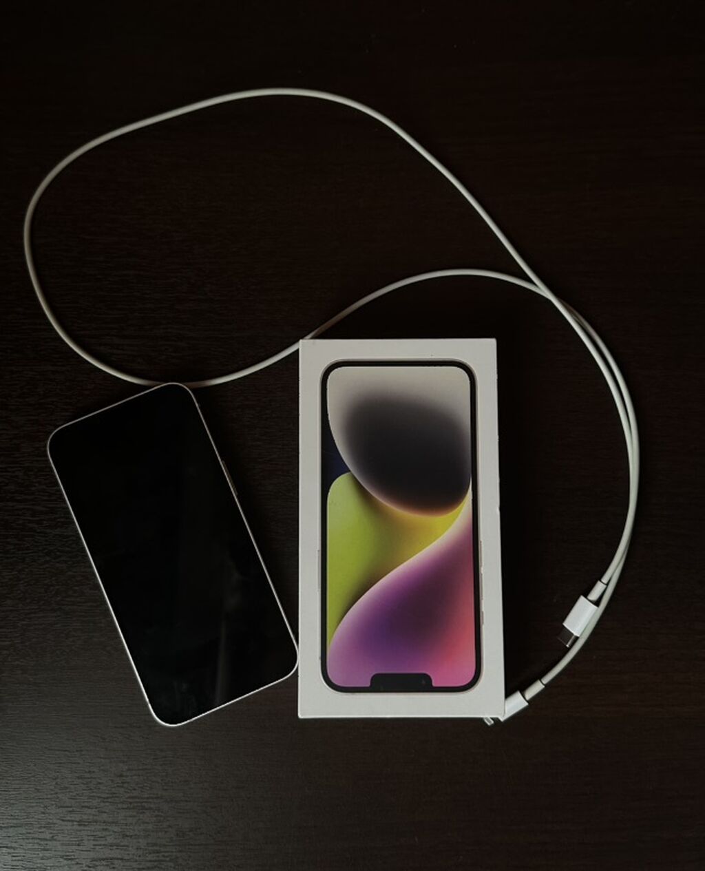 IPhone 14, 128 GB, Ağ, Face ID — Apple iPhone, Bakı