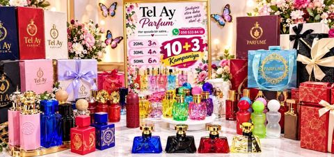 Tel Ay Parfum – zövqlü hədiyyə qutularında müxtəlif ətirlər Məhsul — Bakı