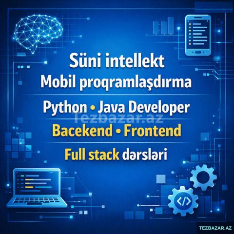 Developer mobil proqramlaşdırma süni intellekt kursları — Bakı