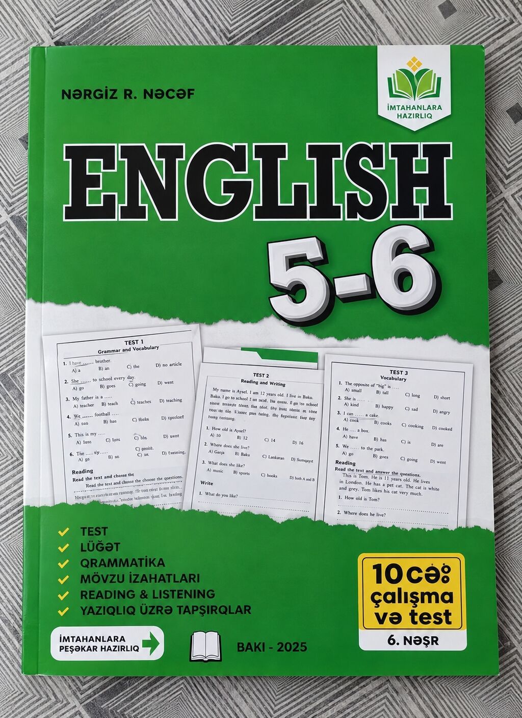 Məhsul: İngilis dili üzrə tədris və test vəsaitləri (2 kitab) 1) — Kitablar, Bakı (3)