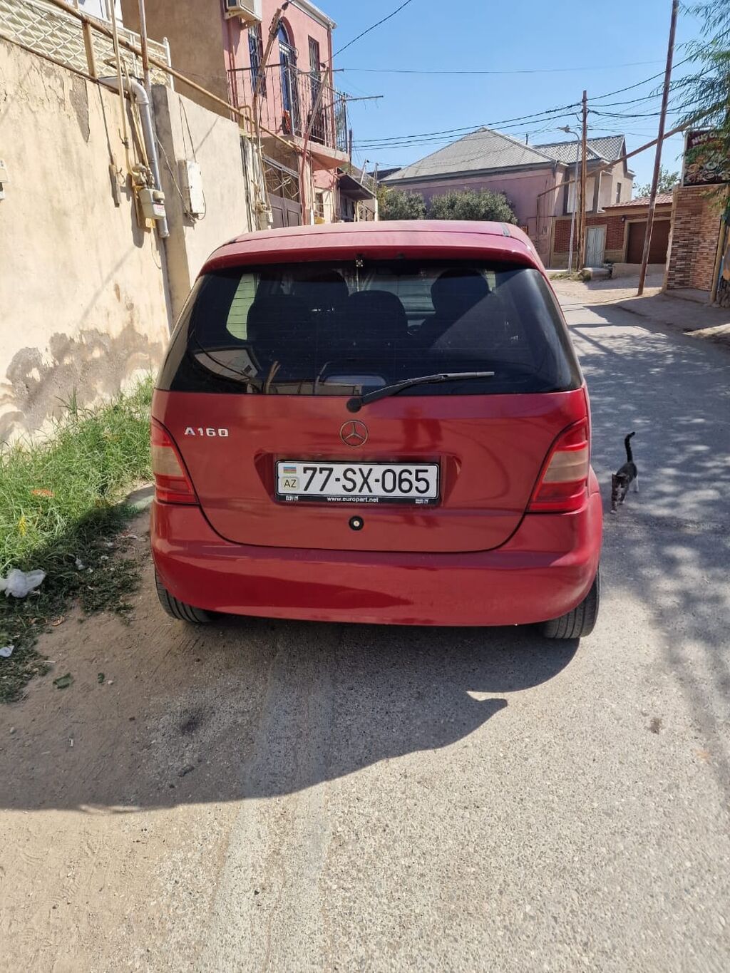 Mercedes-Benz A 160: 1.6 l 2001 il Hetçbek 77-SX-065 — Avtomobillər, Bakı (4)