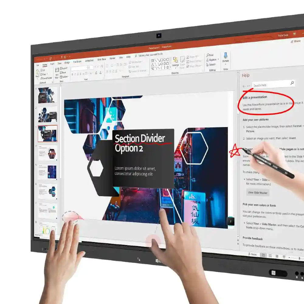 IQTouch TE1200 PRO 75-inch LE075MD — İnteraktiv panellər və LED ekranlar, Bakı (8)