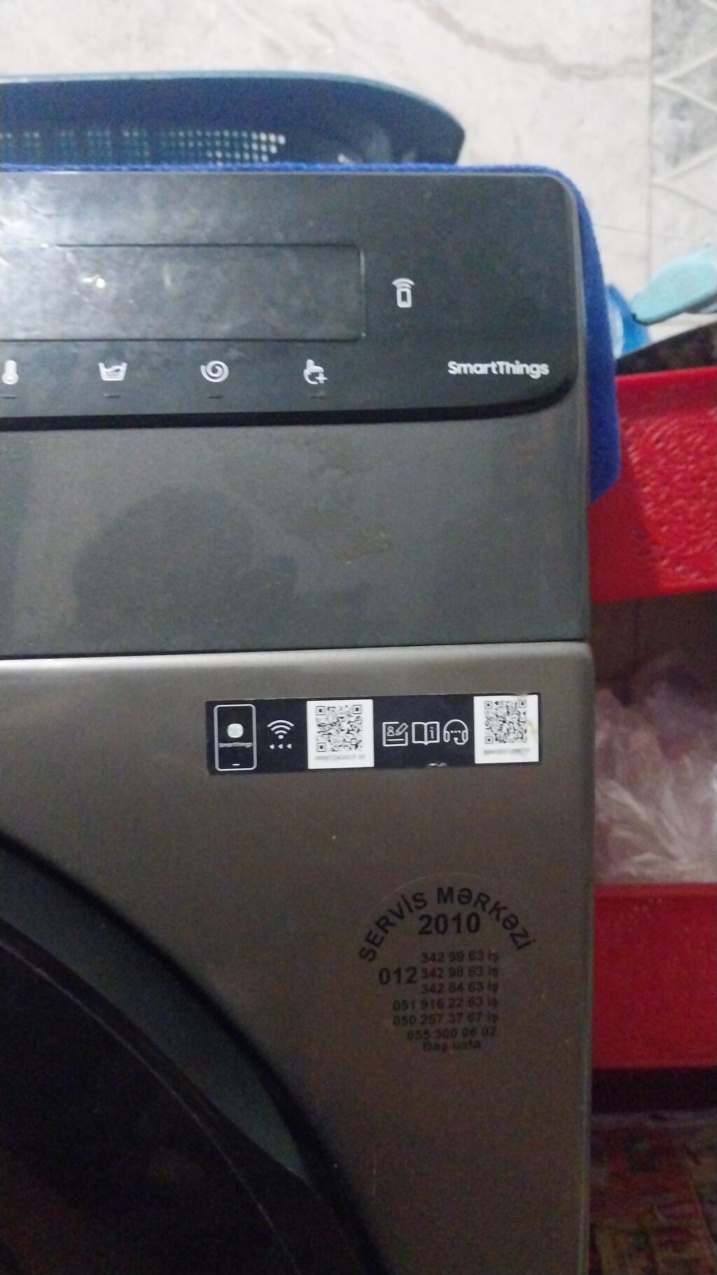 Marka: Samsung Tip: Ön yükləməli paltaryuyan maşın SmartThings: Var — Çamaşır maşınları, Bakı (4)