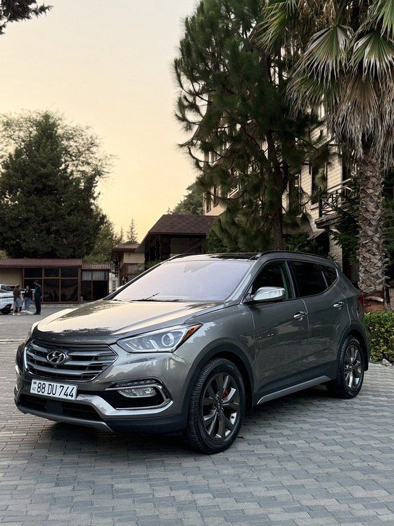 Hyundai Santa Fe, 2.0 L, 2017 il, 86 200 km 88-DU-744 — Avtomobillər, Bakı (2)