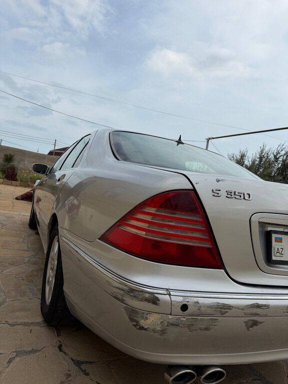 Mercedes S 320, 3.2 L, 1999 il, 314 430 km 10-SM-506 — Avtomobillər, Bakı (6)