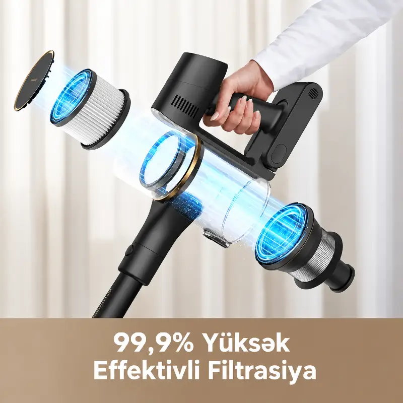 Dreame Cordless Vacuum Cleaner R10 Pro Aqua (VZV15A) — Robot tozsoran, Bakı (6)