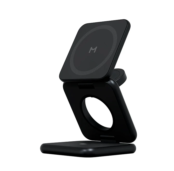 Wireless charger Magssory Fold Pro 3 in 1 for Apple Black (WCH063b) — Telefonlar və qadjetlər, Bakı