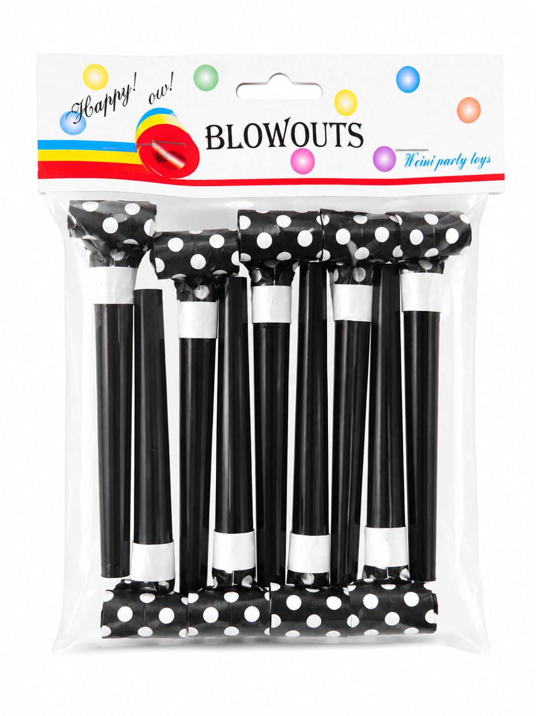 Şənlik aksesuarı dəsti Blowouts, qara — Mallar, Bakı