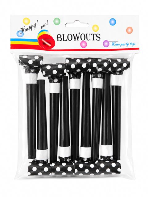 Şənlik aksesuarı dəsti Blowouts, qara — Bakı