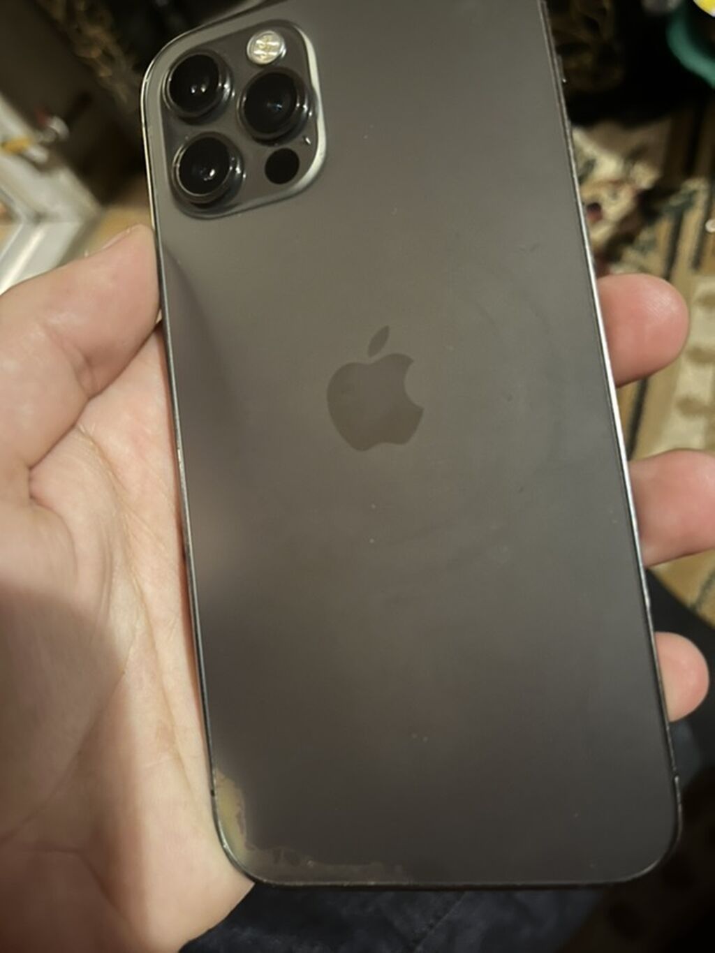 IPhone 12 Pro, Qara, Face ID — Apple iPhone, Gəncə (3)