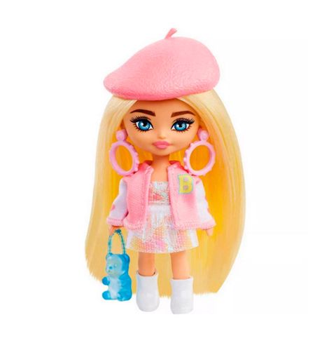 Kukla Barbie Extra Mini Minis Doll ağ saçlar ilə, 3+ yaş — Bakı