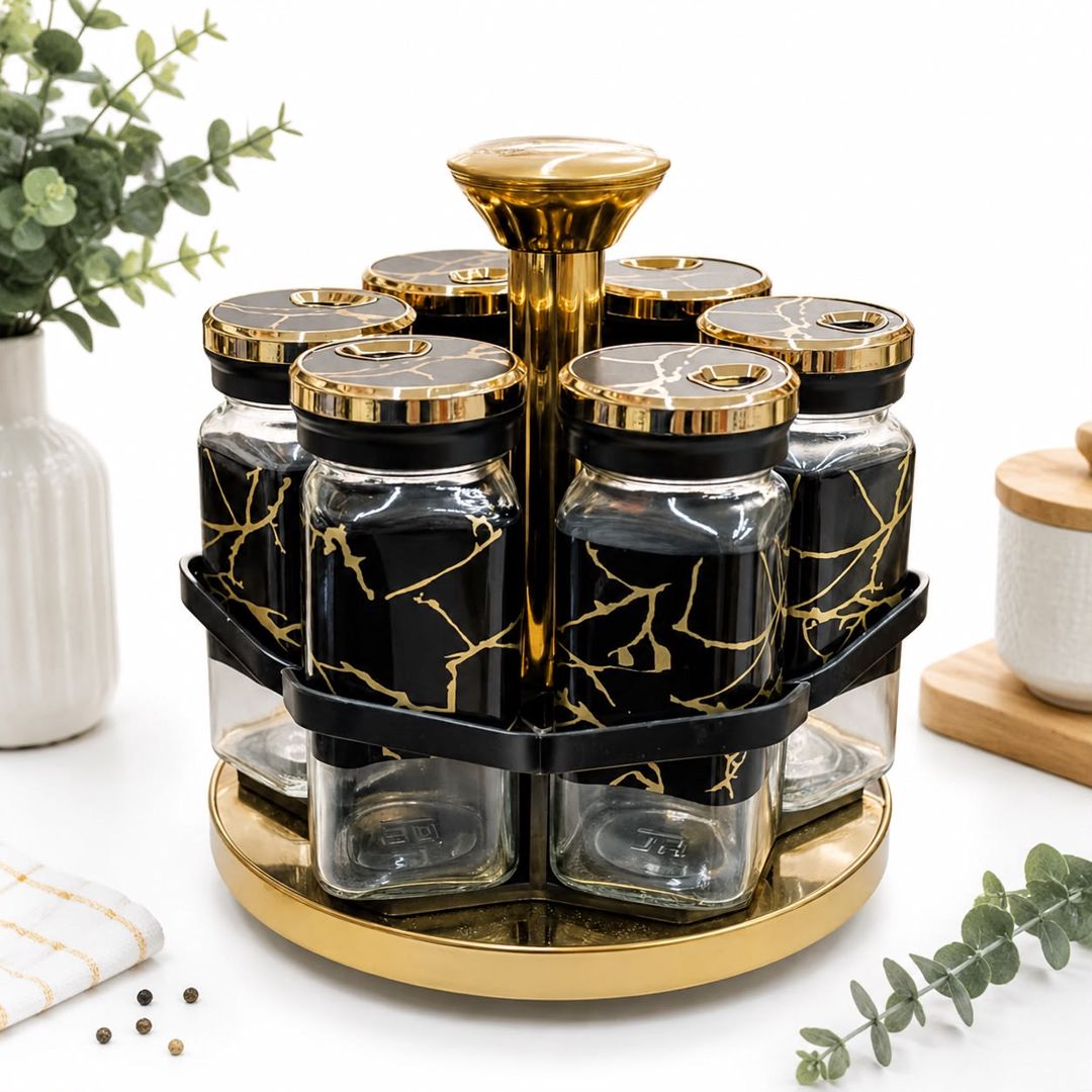 Ədviyyat üçün saxlama qabı dəsti, 100 ml, Plastik/Şüşə, 6 ədəd — Mallar, Bakı