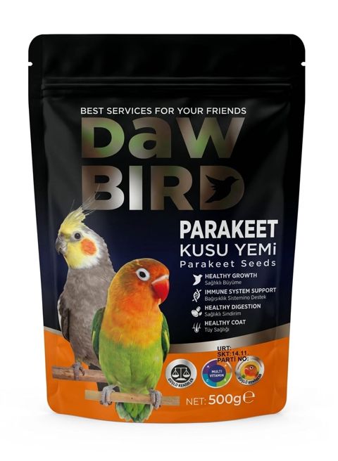 Quru yem DawBird, qranullar, taxıl qarışığı, 500 q, yetkin, böyük quşlar üçün, ekzotik quşlar üçün — Bakı