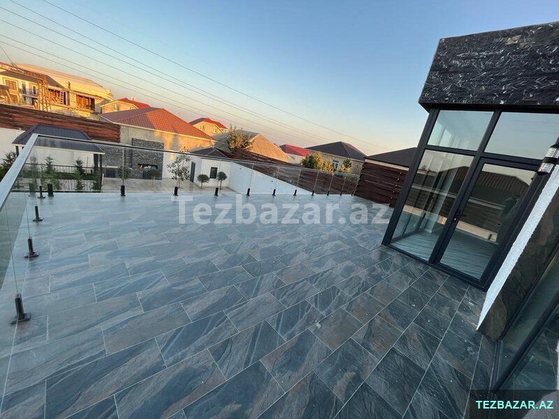 Buzovnada həyət evi satılır — Ev, villa, Bakı (9)