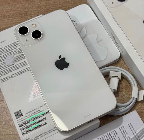 IPhone 13, 128 GB, Starlight, Zəmanət, Simsiz şarj, Face ID — Digah