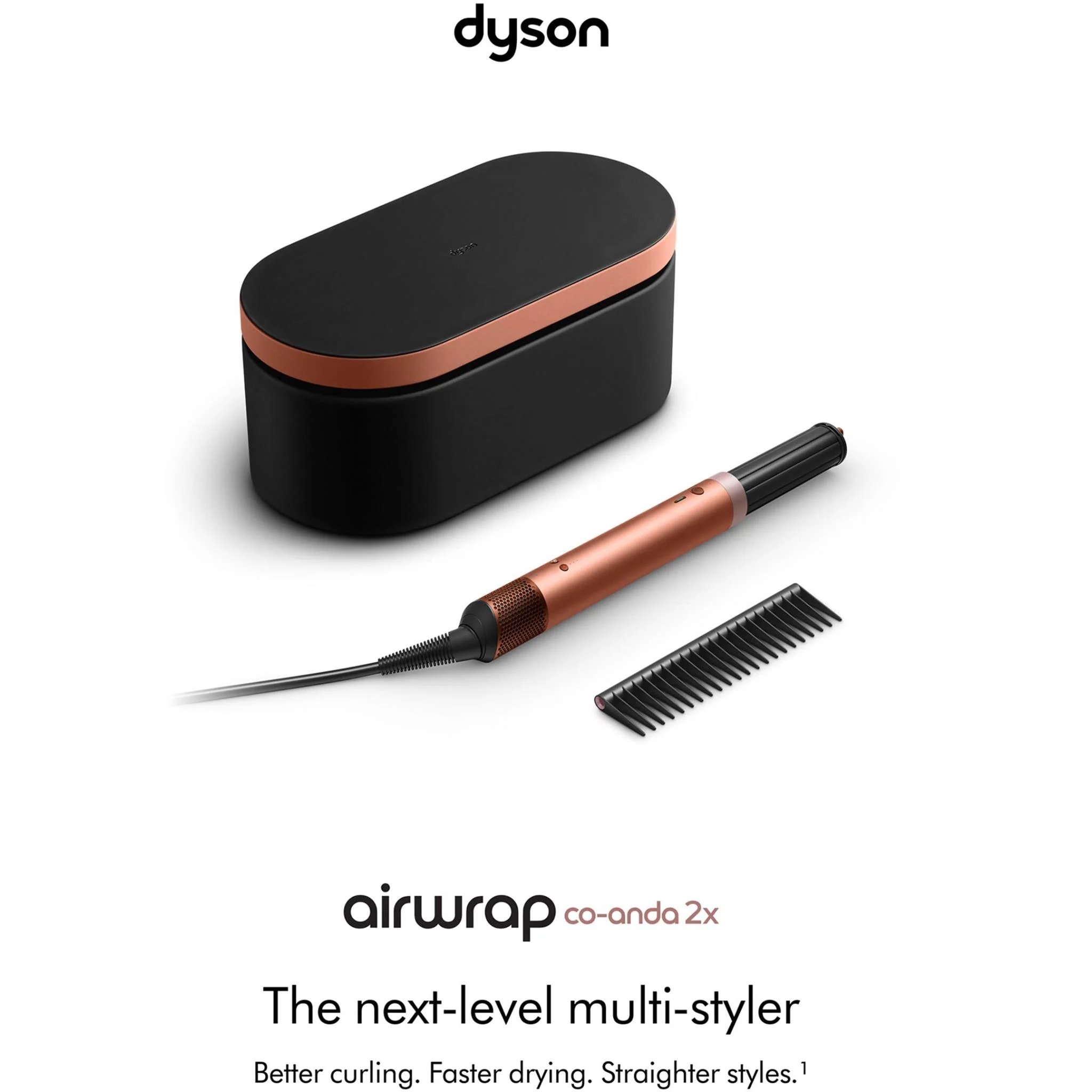 Dyson Airwrap HS09 Co-anda2x™ Multistyler& Dryer Amber Silk/ Pink Champagne — Saç kəsmə maşınları, Bakı (6)